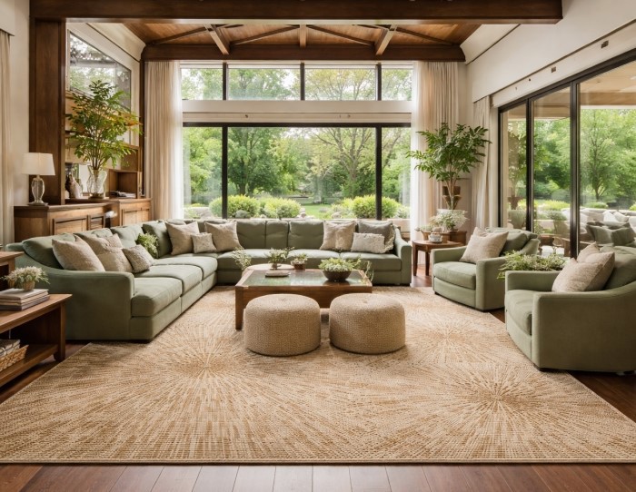 brown rugs in home decor
